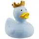 Игрушка для ванной, уточка резиновая FUNNY DUCKS "Уточка в короне голубая" (1927) - фото 1