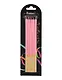 Набор свечей для торта Pink (розовые) (6шт) (15см) (12-7color-candle_13) - фото 1