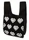 Сумочка вязаная Сердечки (текстиль) (20х33) (12-11515-B005) - фото 3