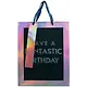 Пакет А4 33*26*13 Fantastic Birthday нейтр.,бум.мат.ламинат, голография - фото 2