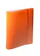 Тетрадь на кольцах в клетку Hatber, Diamond Neon, 120 листов, оранжевая - фото 1