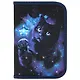 Пенал 1отд. "Star cat" с наполнением, 21*14см, 1 отк. планка, 24 предмета - фото 1