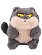 Мягкая игрушка Кот с желтыми глазами (23см) (серый) (12-20251204-NB_117) - фото 6
