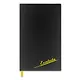 Ежедневник недатированный СОФТ-ТАЧ ИССИНЯ-ЧЁРНЫЙ+ОФСЕТ НЕОНОВО-ЖЁЛТОГО ЦВЕТА А5, 132*210, 192стр.,  интегральный переплёт - фото 1
