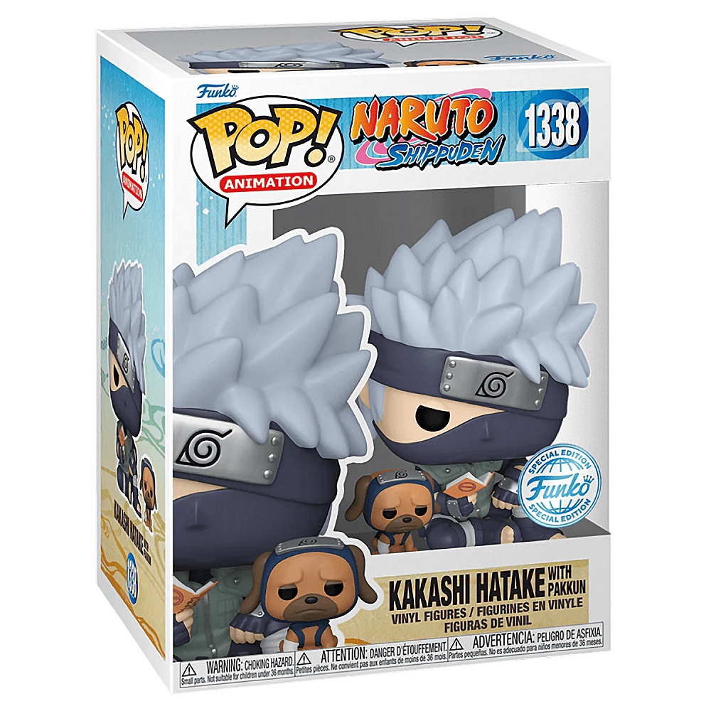 Фигурка Funko POP! Animation Naruto Shippuden Kakashi Hatake with Pakkun  (Exc) (1338) (Fun60401) • , купить книгу по низкой цене, читать отзывы в  Book24.ru • Эксмо-АСТ • ISBN - p7094116