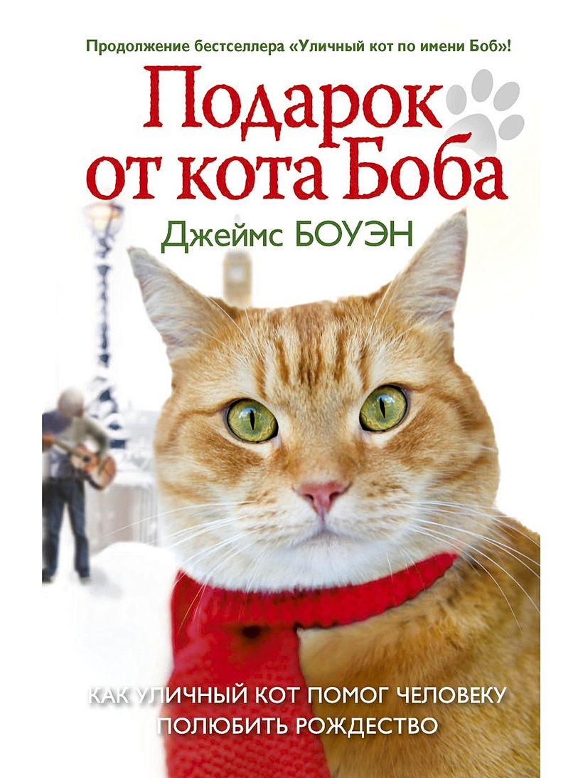 A christmas gift from bob. Подарок от кота Боба. Боуэн д.. Рождество кота Боба книга.