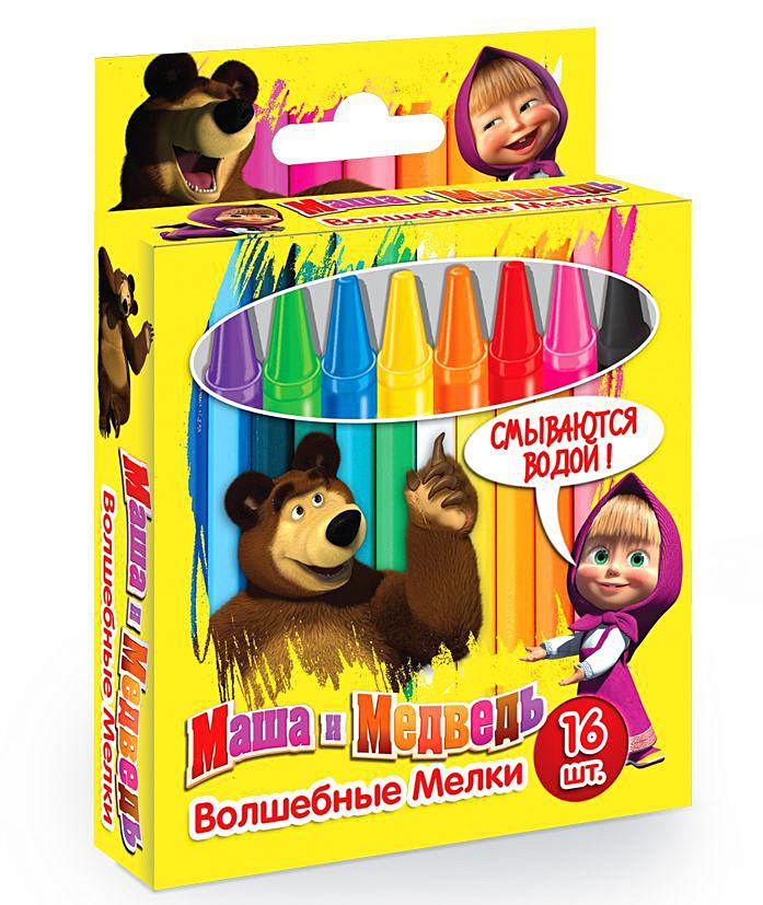 Маша и медведь разноцветной краской. Маша и медведь мелки. Карандаши цветные Маша и медведь. Маша и медведь карандашом. Восковые карандаши для детей Маша и медведь.