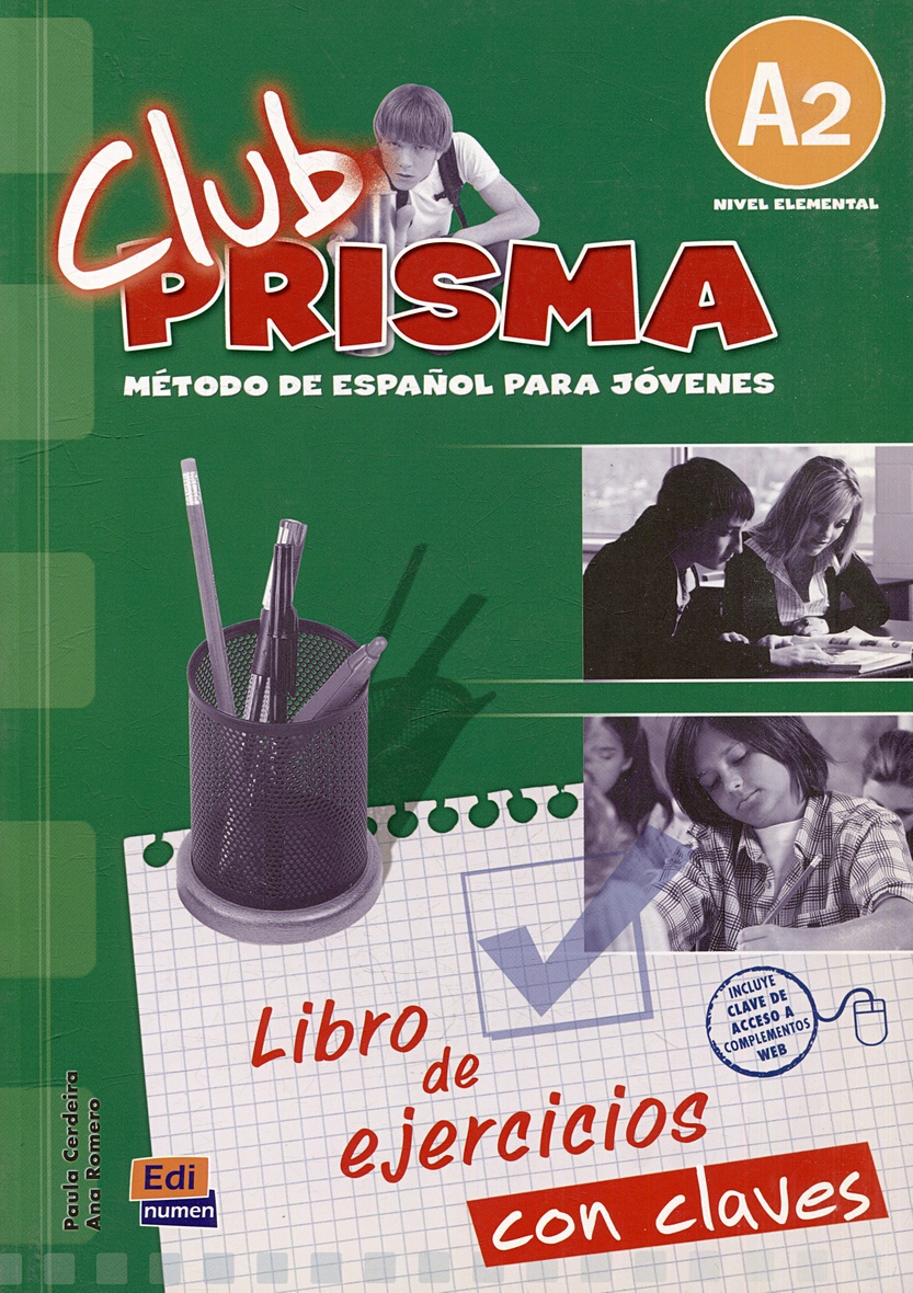 Club Prisma Nivel A2 - Libro de ejercicios con claves • , купить по низкой  цене, читать отзывы в Book24.ru • Эксмо-АСТ • ISBN 978-84-9848-076-4,  p6793521