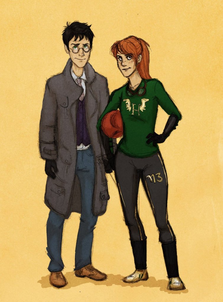 Гарри и Джинни фан-арт Гарри Поттер.jpg